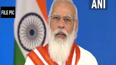 India News | PM Modi Changes Twitter Profile Picture to Mark 100 Cr COVID-19 Vaccinations