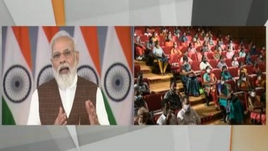 India News | Goa Achieved 100 Pc Target in Providing Free Ration, First Dose of COVID Vaccine: PM Modi