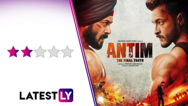 Antim Movie Review: Salman Khan’s Attempt To Take a Backseat for Aayush Sharma Proves Futile in This Tiring Vaastav Revisit (LatestLY Exclusive)