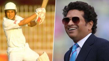 On This Day: Sachin Tendulkar Became the Youngest Batsman To Score Half Century in 1989 Test Against Pakistan (See Pics)