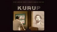 Kurup: Ahead of the Film&rsquo;s Release, Dulquer Salmaan Teases Fans With an Enticing Video From the Srinath Rajendran Directorial!