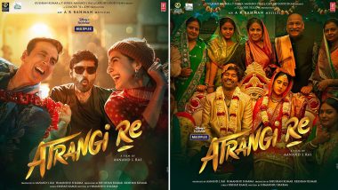 Atrangi Re: Sara Ali Khan Shares New Posters From the Akshay Kumar, Dhanush Starrer Film Ahead of the Trailer Release (View Pics)