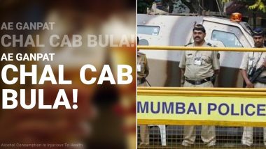 Mumbai Police Gets Creative Once Again, Eduactes People About Drinking and Driving With Thier Quirky Rendition of Bollyood Lyrics (View Pics)