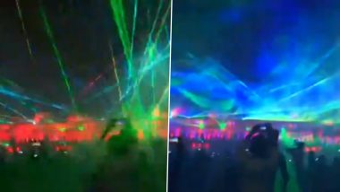 Ayodhya Deepotsav 2021: Light And Laser Show Organised at 'Ram Ki Paidi' In The Holy City (Watch Video)