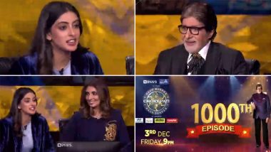 Kaun Banega Crorepati 13: Amitabh Bachchan Gets Emotional as the Quiz Show Completes 1000 Episodes (Watch Video)