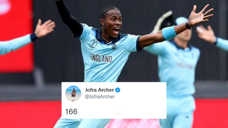 Did Jofra Archer Predict England’s Score vs New Zealand in T20 World Cup 2021 Semifinal? Check To See What He Had Written Seven Years Ago!