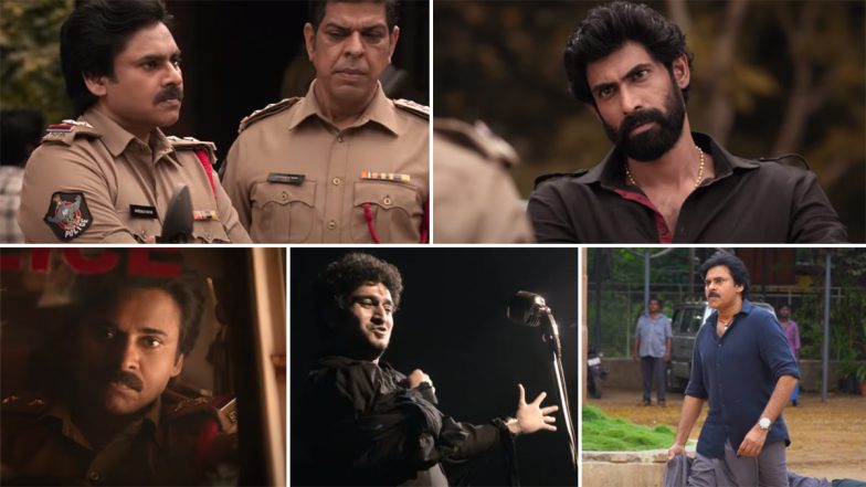 Bheemla Nayak Song Lala Bheemla: Power Star Pawan Kalyan, Rana Daggubati’s Track Hits All the Right Beats! (Watch Video)