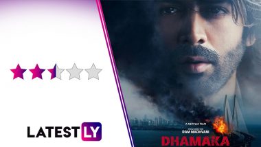 Dhamaka Movie Review: Kartik Aaryan's Strong Act Carries This Not-Enough Explosive Remake of a Korean Thriller (LatestLY Exclusive)