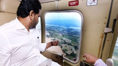 India News | Andhra CM Conducts Aerial Survey of Flood-hit Areas