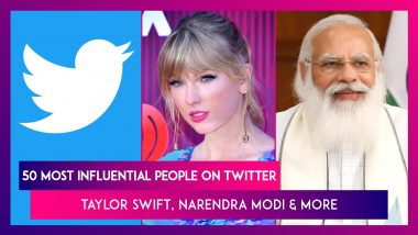 50 Most Influential People On Twitter: Taylor Swift, Narendra Modi And More