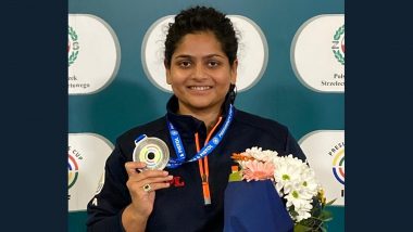 Indian Shooter Rahi Sarnobat Bags Silver Medal in Women’s 25m Pistol at ISSF President Cup