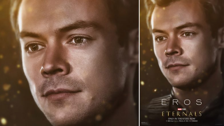 Eternals: Marvel Studios presenta el nuevo póster del personaje de Harry Styles como Eros, hermano de Thanos (ver imagen)