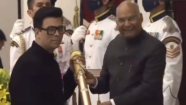 Karan Johar Honoured With Padma Shri Award 2020 at Rashtrapati Bhavan (Watch Video)