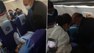 Union Minister Bhagwat Karad Gives Medical Help to Passenger Who Felt Uneasy, Giddy on Delhi-Mumbai IndiGo Flight