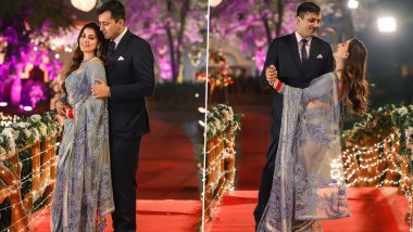 Shraddha Arya Shares Pictures as a Married Woman, Dons a Gorgeous Grey Saree for the Wedding Receptions (View Pics)