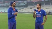 India vs New Zealand 3rd T20I 2021: Axar and Harshal Patel Engage in Funny Banter Post Their Side&rsquo;s Series Sweep on Sunday (Watch Video)
