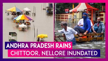Low Pressure System Brings Intense Rainfall To Andhra Pradesh, Chittoor, Nellore Inundated