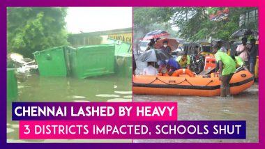 Chennai Lashed By Heavy Rains Over The Weekend, Three Districts Impacted, Schools Shut