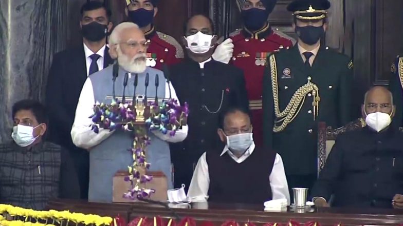 Constitution Day 2021: PM Narendra Modi Addresses Parliament, Says 'Our Constitution Binds Our Diverse Country'