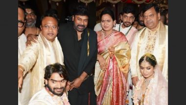 Kartikeya Marries Longtime Girlfriend Lohitha in Hyderabad; Chiranjeevi Blesses the Newlyweds (View Pic)