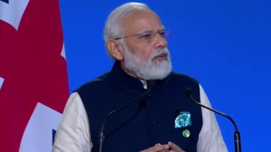 PM Narendra Modi's Address At COP26 Summit 2021 Live Streaming: Watch Live Telecast Of Prime Minister's Speech At The Summit