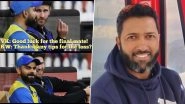 Wasim Jaffer&rsquo;s Comic Post About Toss Featuring Kane Williamson and Virat Kohli Goes Viral Ahead of T20 World Cup 2021 Final