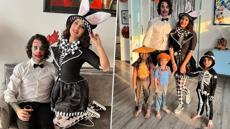 Sunny Leone Shares A Glimpse Of The Weber Family’s Halloween 2021 ...
