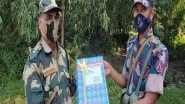 India News | BSF Personnel Exchange Sweets with Border Guard, Bangladesh on Occasion of Diwali