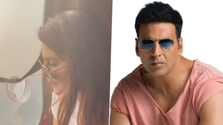 Ram Setu: Akshay Kumar Captures Goofy Side of Jacqueline Fernandez While Heading for Shoot of the Film (Watch Video)