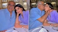Khushi Kapoor Shares Adorable Pics With Dad Boney Kapoor And Says She Is &lsquo;Always The Favourite Angel&rsquo;