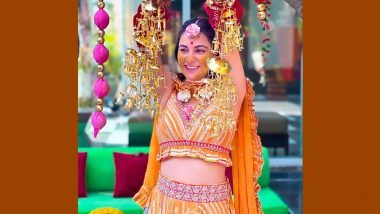 Shraddha Arya Wedding: Kundali Bhagya Actress Looks Stunning In A Yellow Lehenga At Her Haldi Ceremony! (View Pics)