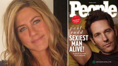 Jennifer Aniston Reacts to Paul Rudd's Sexiest Man Alive Title, Says 'We Have Always Known This'