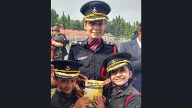 Jyoti Nainwal, Wife Of Martyr Naik Deepak Nainwal, Commissioned Into Indian Army As Lieutenant During Passing Out Paraded at OTA Chennai (Watch Video)