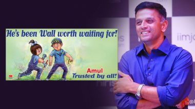 Amul Releases Topical Ad After Rahul Dravid Gets Appointed as Head Coach For Team India, Says 'He's Been Wall Worth Waiting For!'