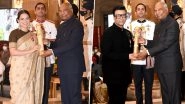Padma Shri Awards 2021: From Karan Johar to Kangana Ranaut, List of B-Town Celebs Honoured by President Ram Nath Kovind with the Prestigious Accolade