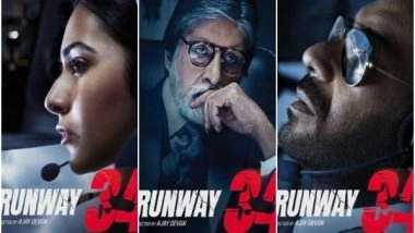 Entertainment News | Big B, Ajay Devgn, Rakul Preet's 'MayDay' Now Titled 'Runway 34'; First Looks, Release Date Revealed