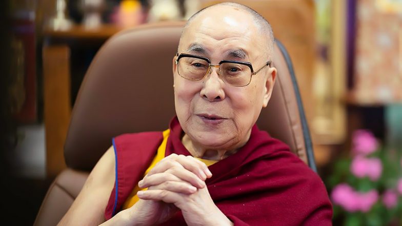 Dalai Lama Arrives at Leh Airport for His Ladakh visit; Watch Video