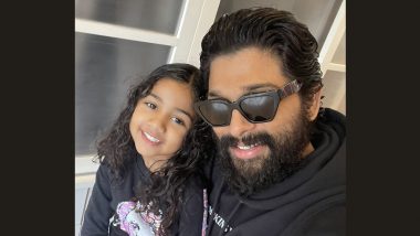 Allu Arjun Shares a Cute Picture as He Celebrates Daughter Allu Arha’s Birthday at Burj Khalifa!