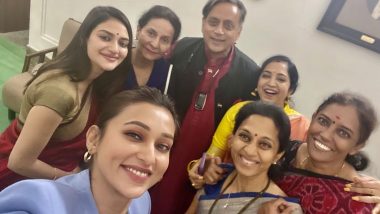 Shashi Tharoor Posts Selfie With Women MPs Including Nusrat Jahan, Supriya Sule, Captions it 'Who Says Lok Sabha Isn't An Attractive Place to Work?'