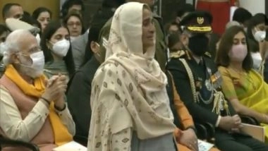 India News | As Citation is Read out for Awarding Shaurya Chakra Posthumously to Bilal Ahmad Magray, His Mother Breaks Down