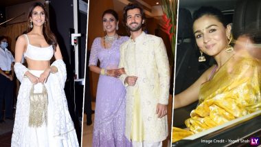 Aditya Seal – Anushka Ranjan Marriage: Vaani Kapoor, Alia Bhatt And Other B-town Celebs Arrive In Style At The Couple’s Wedding Ceremony (View Pics And Videos)