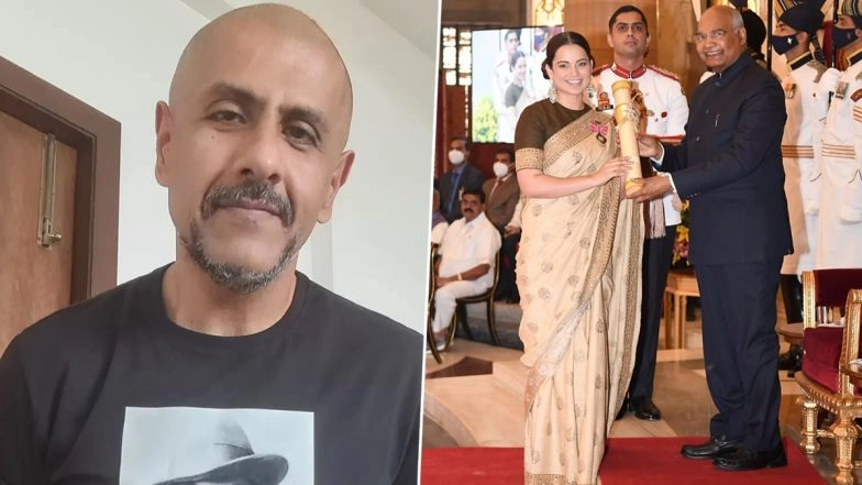 Vishal Dadlani Reacts to Kangana Ranaut’s Freedom Was Bheekh Remark, Wears Bhagat Singh T-Shirt to Remind the Actress About the Braveheart Sacrifices