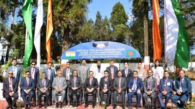 India News | India-B'desh Border Guarding Forces Begin 3-day Meet in Meghalaya to Resolve Security Matters