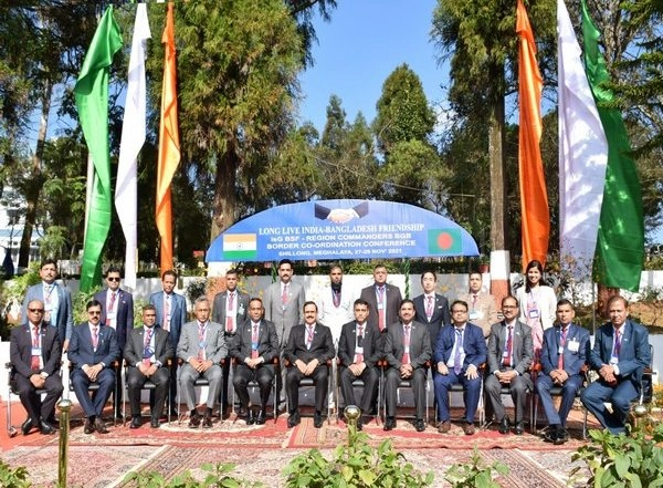 India News | India-B'desh Border Guarding Forces Begin 3-day Meet in Meghalaya to Resolve Security Matters