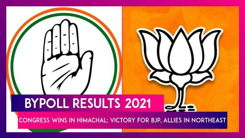 Bypoll Results 2021: Congress Wins In Himachal; Victory For BJP, Allies ...