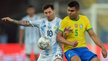 How to Watch Argentina vs Brazil, 2022 FIFA World Cup Qualifiers CONMEBOL Live Streaming Online in India? Get Free Live Telecast Details Of Football Match on TV