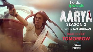 Aarya 2 Motion Poster: Sushmita Sen Is All Set To Make A Deadlier Return; Trailer To Be Released On Disney+ Hotstar On November 25