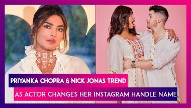 Priyanka Chopra And Nick Jonas Trend As The Matrix Actor Changes Her Instagram Handle Name
