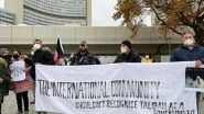 World News | Afghans, Iranians Hold Protest Against Taliban in Front of UN's Vienna Office