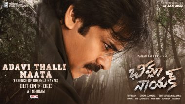 Bheemla Nayak Song Adavi Thalli Maata: Makers Share New Poster Of Power Star Pawan Kalyan To Announce The Fourth Single’s Release Date And Time!